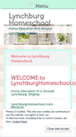 Mobile Screenshot of lynchburghomeschool.com